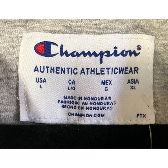 Champion Mens Powerblend Fleece Full Zip Logo Hoodie Large Green Olive AN NWT - Picture 7 of 12